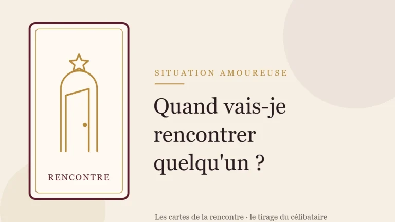 Illustration d'une porte ouverte et d'une étoile, symbole d'une rencontre amoureuse à venir au tarot