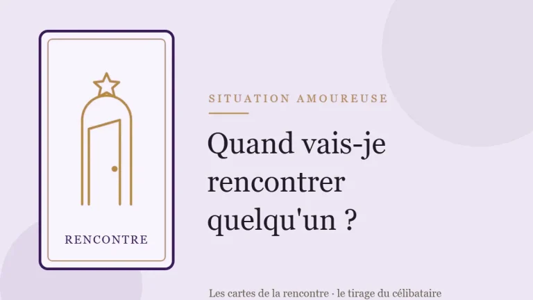 Illustration d'une porte ouverte et d'une étoile, symbole d'une rencontre amoureuse à venir au tarot